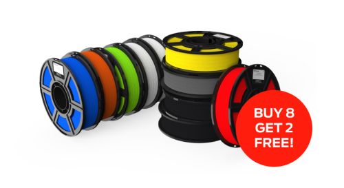 MakerBot Sketch PLA Filament 10 Pack (Buy 8, Get 2 Free)